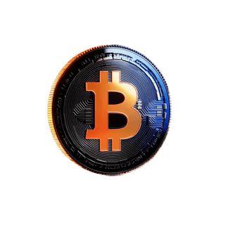 Floating data card displaying crypto market analytics visuals